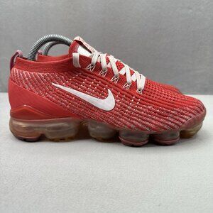 Womens Size 8.5 Nike Air VaporMax Flyknit 3 Shoes Track Red Running Sneakers
